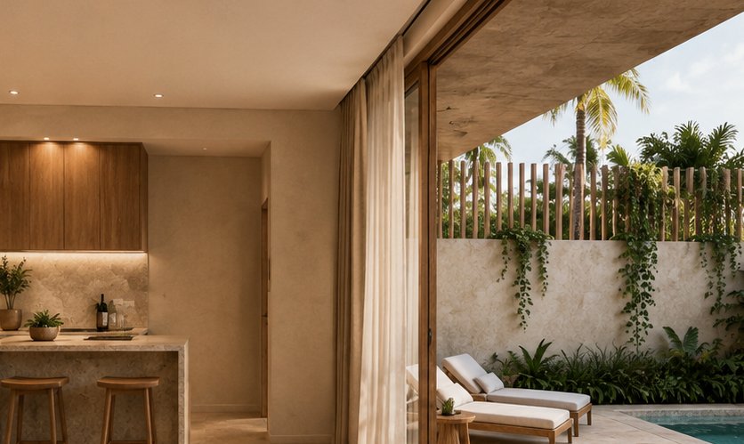A clean architectural material detail — representing considered, well-structured guidance