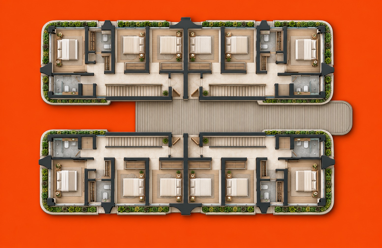 The Four — first floor plan