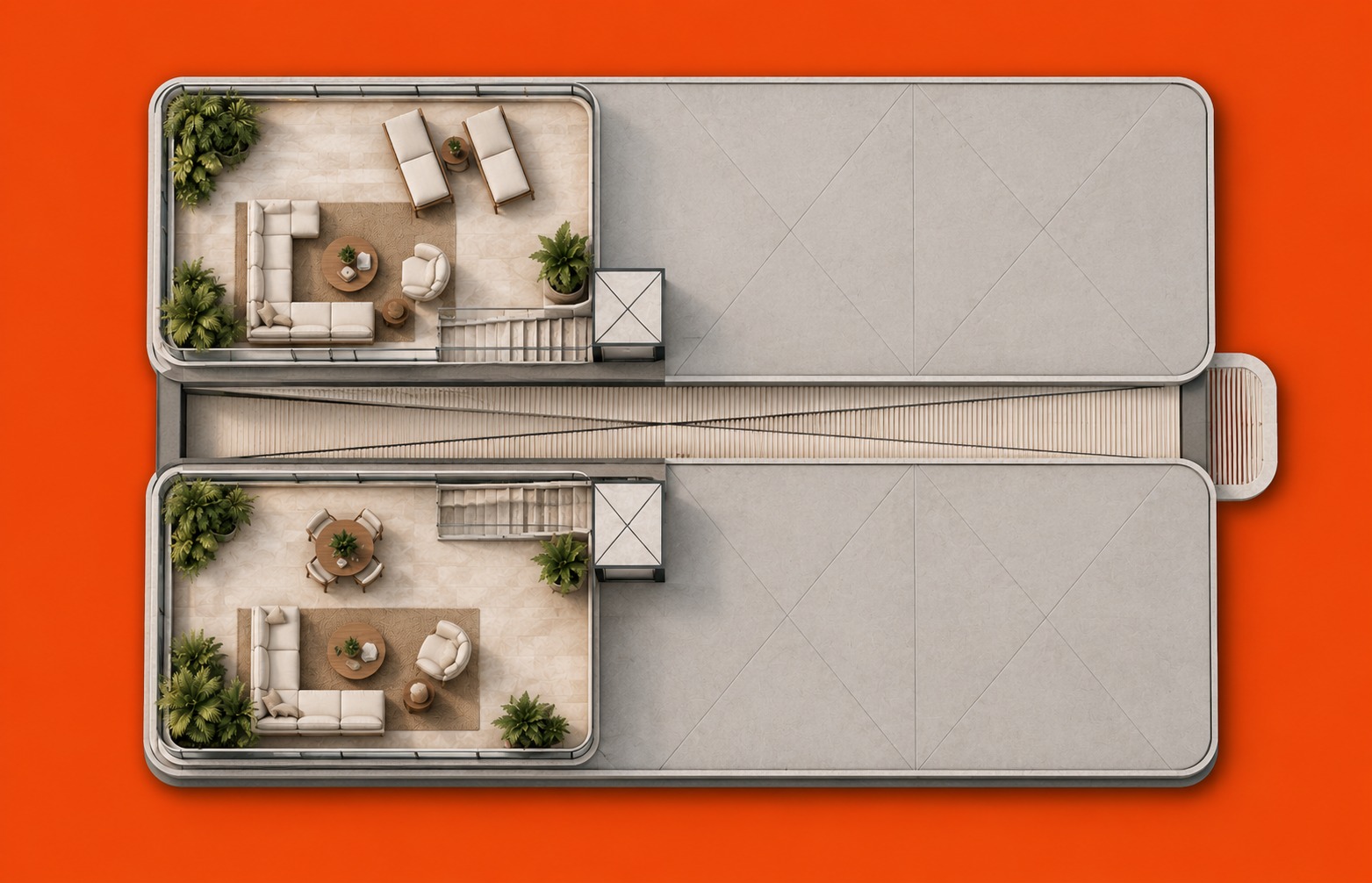 The Four — rooftop plan