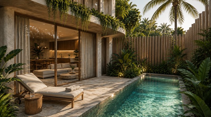 The Four — pool and terrace